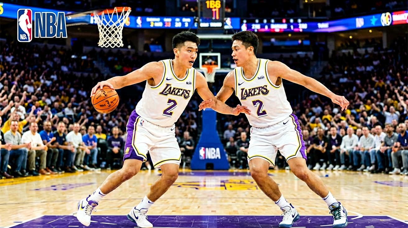 NBA篮球比赛激烈对抗场景